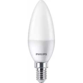 Philips Candle & Lustre LED lemputė, 4.9 W, 40 W, E14, 470 lm, 15000 h, šilta balta