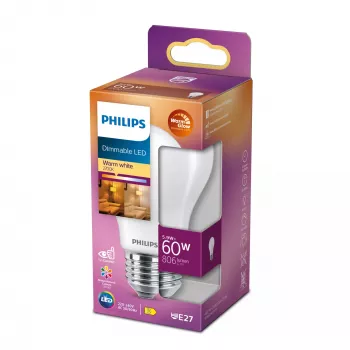 LED lempa Philips Warm Glow E27 806 lm reguliuojamo ryškumo CRI 90