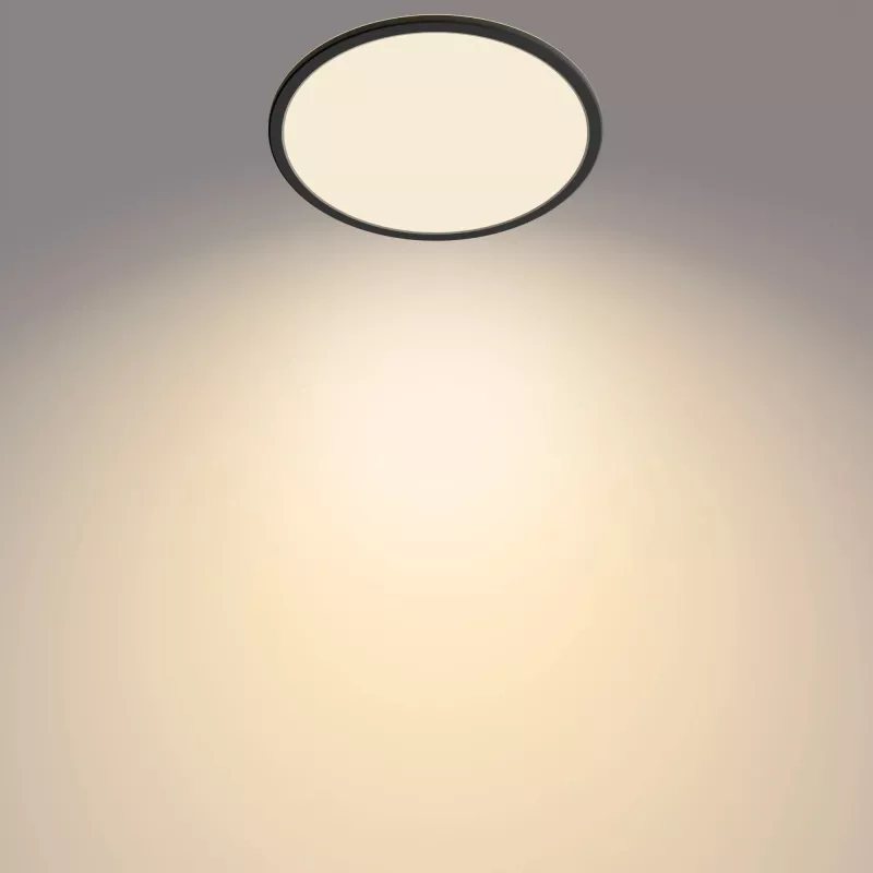 Philips Funkciniai Lubiniai Šviestuvai 18W 2700K 1500 lm Dimmable Paviršiniai LED Juodi