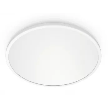 Protingi lubiniai šviestuvai WiZ Superslim Ceiling 14 W Wi-Fi/Bluetooth Baltas