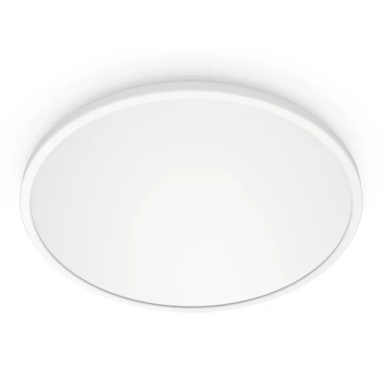 Protingi lubiniai šviestuvai WiZ Superslim Ceiling 14 W Wi-Fi/Bluetooth Baltas