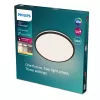 Philips Ozziet 36 W LED lubinis šviestuvas, apvalus 500×55 mm, juodas, nekeičiamas LED modulis