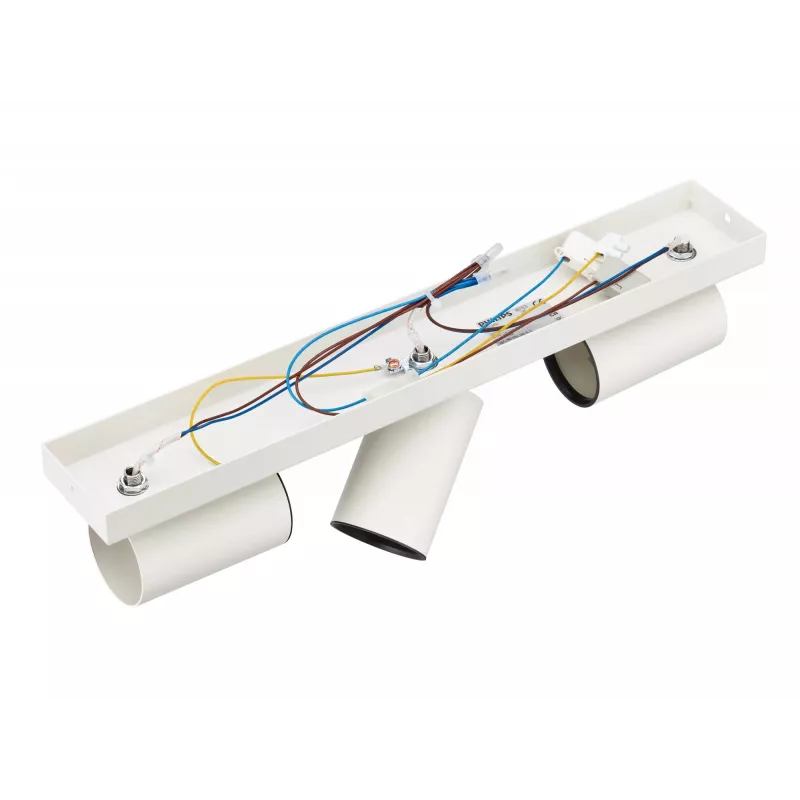 Philips Kosipo lubinis/sieninis prožektorius 3x, paviršinis šviestuvas, GU10, 3 lemputės, LED, 220-240 V, baltas