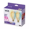 WiZ kaitrinė lemputė Amber 50 W ST64 E27 x2, išmanioji lemputė, Wi-Fi/Bluetooth, auksinė, Wi-Fi 4 (802.11n), 802.11b, 802.11g, LED, E27