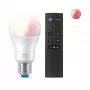 WiZ išmanioji lemputė 8W (atitinka 60W) A60 E27 x1 + nuotolinio valdymo pultelis, Wi-Fi/Bluetooth, balta