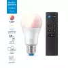 WiZ išmanioji lemputė 8W (atitinka 60W) A60 E27 x1 + nuotolinio valdymo pultelis, Wi-Fi/Bluetooth, balta
