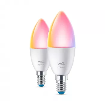 Išmanioji lemputė WiZ Candle 40 W C37 E14 Wi-Fi balta 2 vnt.