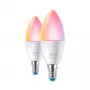 Išmanioji lemputė WiZ Candle 40 W C37 E14 Wi-Fi balta 2 vnt.