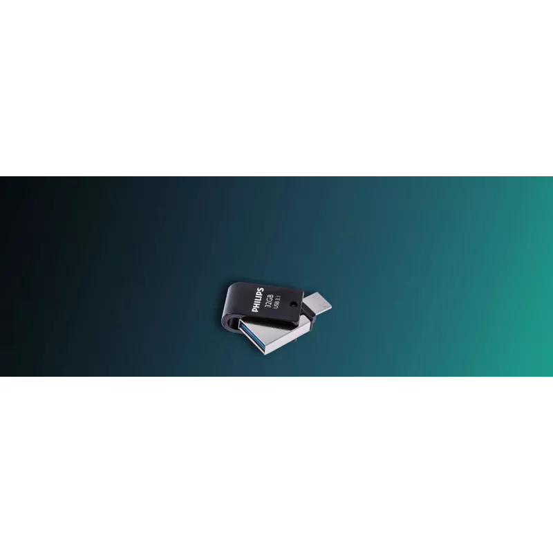 Philips FM32DC152B/00 USB atmintukas 32 GB USB-C 3.2 Gen 1 juodas