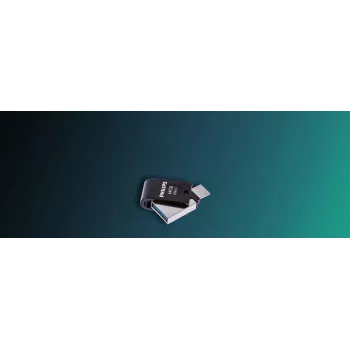 Philips FM64DC152B/00 USB atmintukas 64 GB USB Type-C 3.2 Gen 1 (3.1 Gen 1) Juodas
