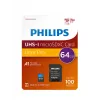 Philips FM64MP65B 64 GB MicroSDXC UHS-I Class 10 atminties kortelė