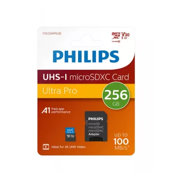 Philips FM25MP65B/00 atminties kortelė 256 GB MicroSDXC UHS-I Class 3