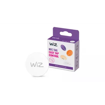 WiZ NFC žymos 4 vnt., belaidės, NFC, baltos, IP20, plastikinės, nereikia maitinimo