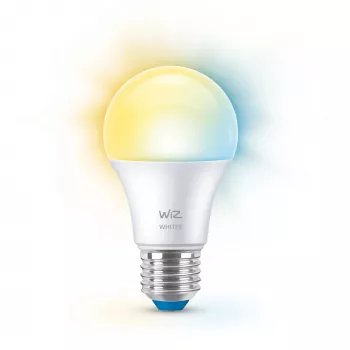 WiZ lemputė 60W A60 E27, išmanioji lemputė, Wi-Fi/Bluetooth, balta, Wi-Fi 4 (802.11n), 802.11b, 802.11g, LED, E27