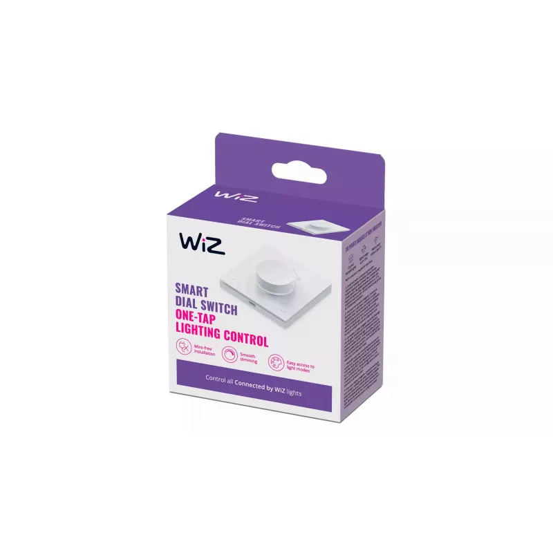 Philips WiZ Smart Dial Switch belaidis Wi-Fi reguliatorius baltas 5V