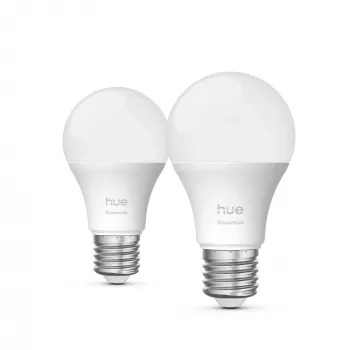 Philips Hue White and colour ambience Essential A60 – E27 išmanioji lemputė – 806 lm – 8W – 2 vnt. pakuotė
