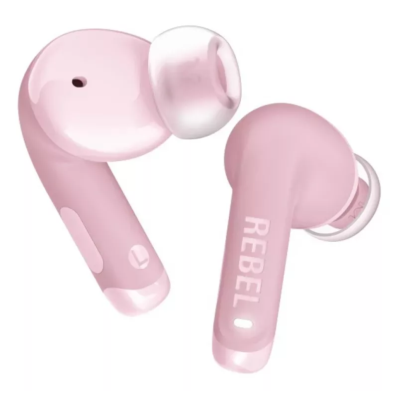 Hama Twins Fuse 2 belaidės ausinės True Wireless Stereo (TWS) rausvos spalvos