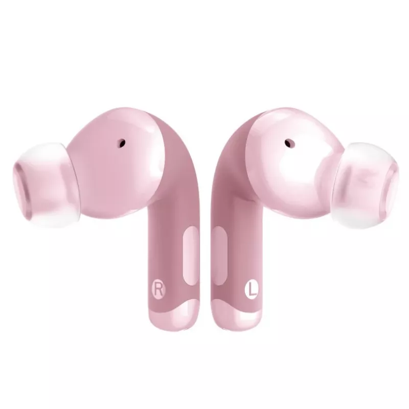 Hama Twins Fuse 2 belaidės ausinės True Wireless Stereo (TWS) rausvos spalvos