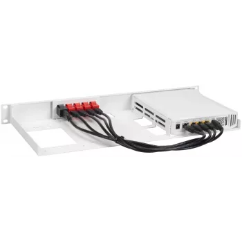 TVirtinimo komplektas Rackmount.IT RM-FB-T4 1U Baltas 48,3 cm