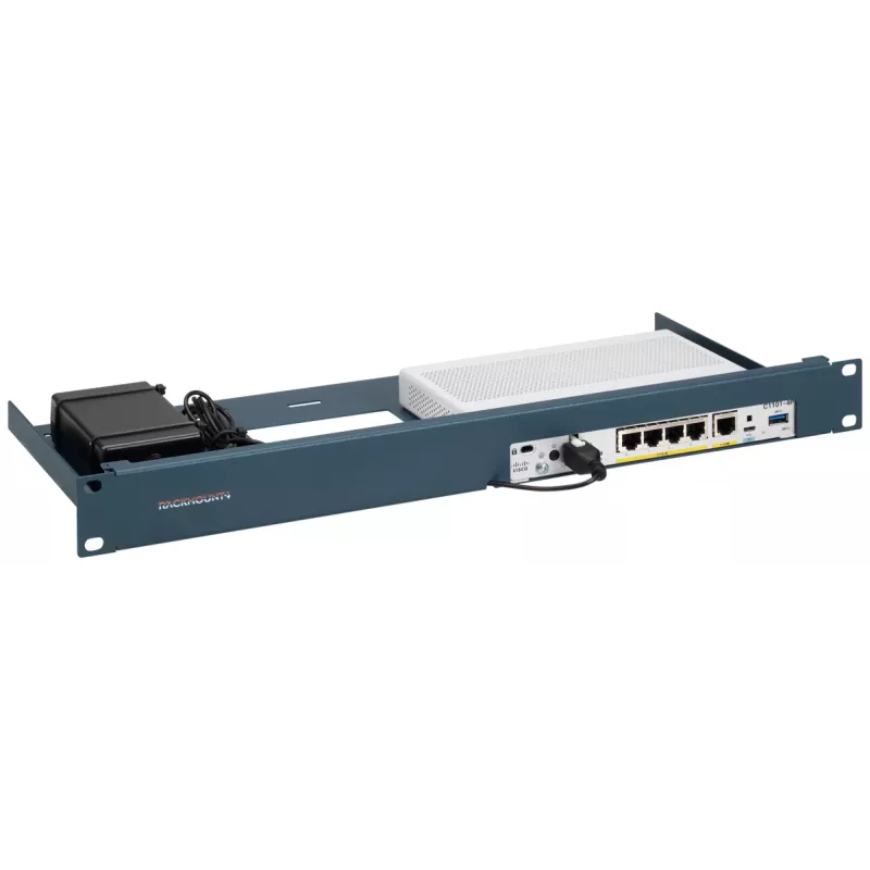 Montavimo laikiklis Rackmount.IT RM-CI-T21 1U mėlynas 483mm 216mm 44mm
