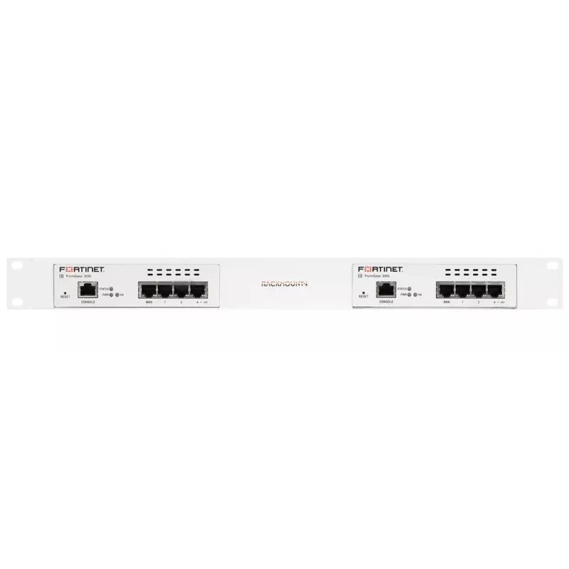 Rackmount IT 1U priekinių bėgių komplektas FortiGate 30G serijai RM-FR-T28