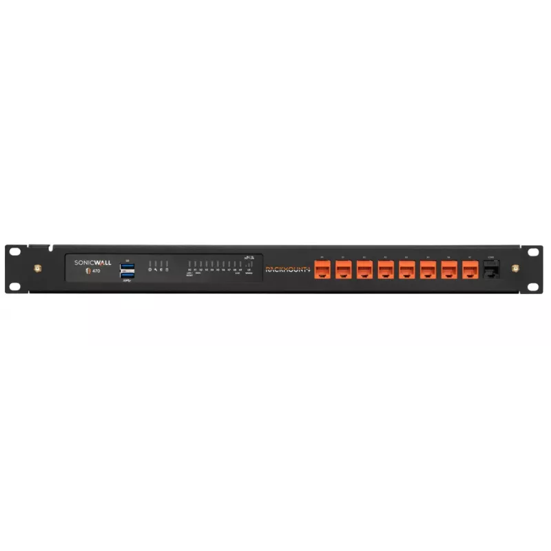 Rackmount komplektas RM-SW-T11, skirtas SonicWall TZ270W, TZ370W, TZ470W tinklo saugos įrenginiams