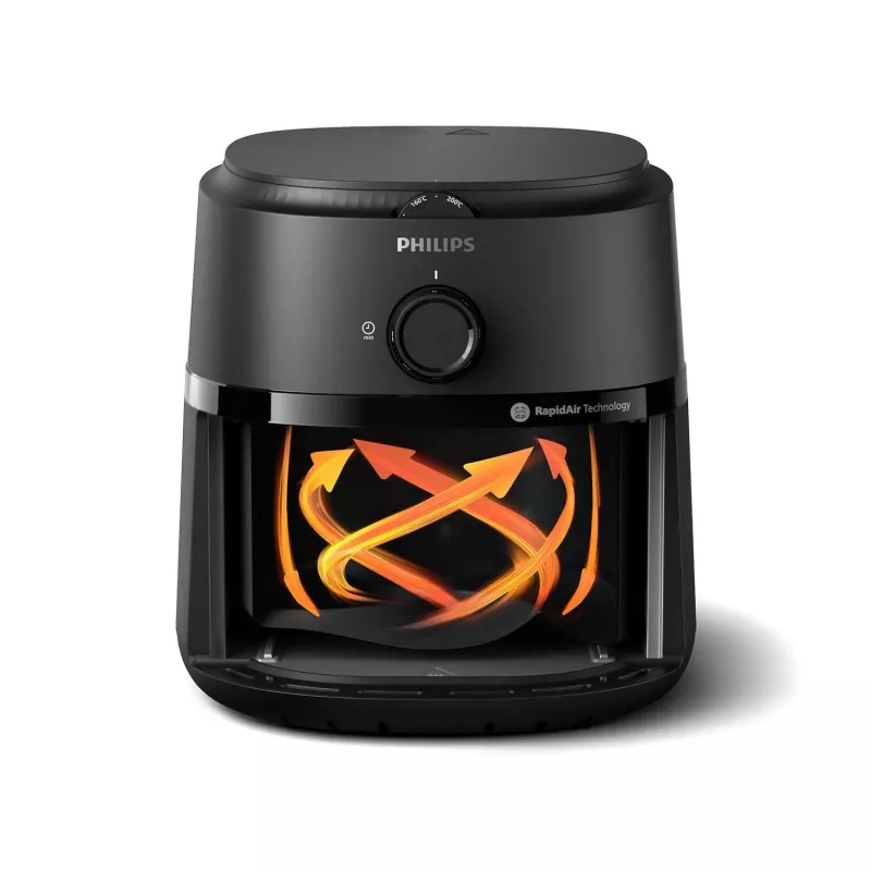 Karšto oro gruzdintuvė Philips 1000 serija NA110/00 3.2 L 1300 W Juoda