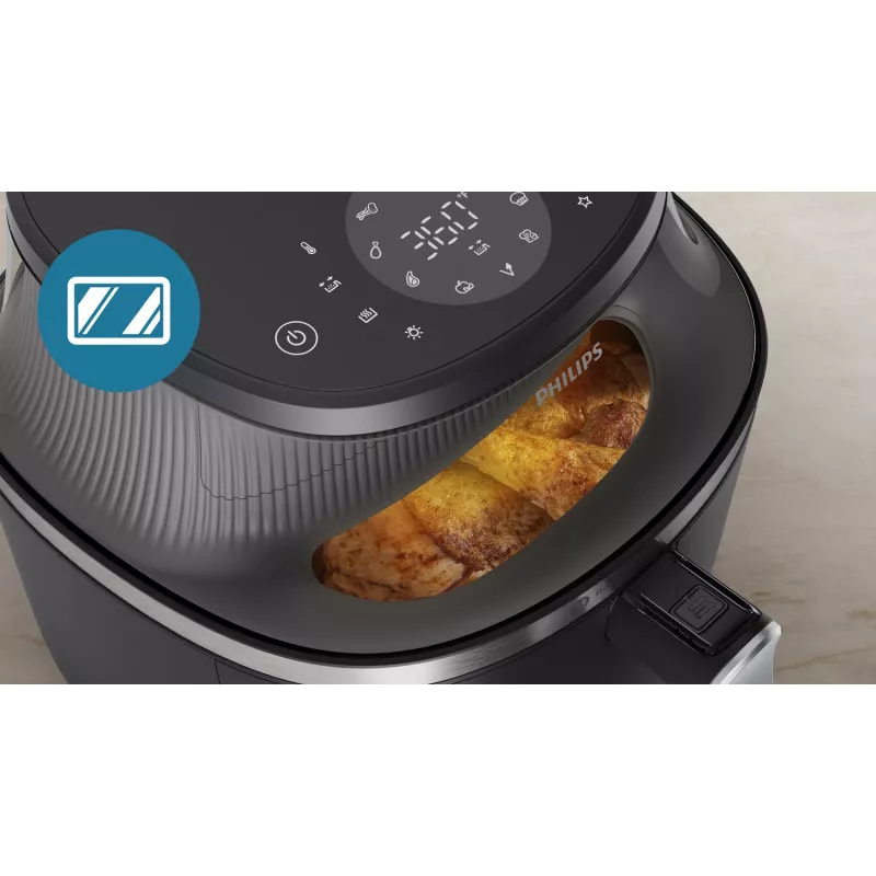Karšto oro gruzdintuvė Philips 3000 Series Ovi XL NA341/00 – RapidAir Plus stalviršinė gruzdintuvė