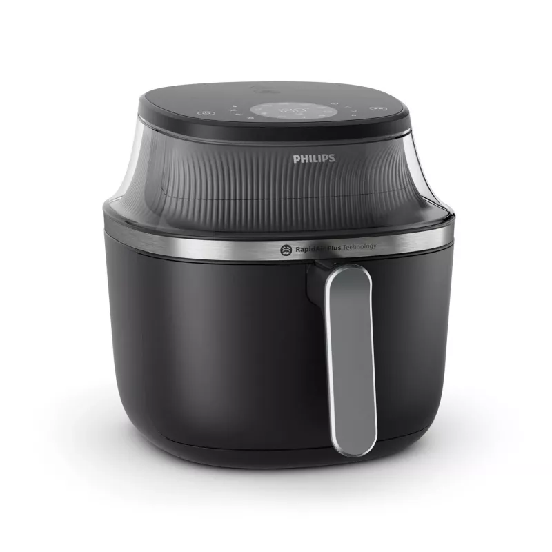 Philips 3000 serijos NA331/00 gruzdintuvė Viena 6,2 L Atskira 1700 W Karšto oro gruzdintuvė Juoda, Sidabrinė