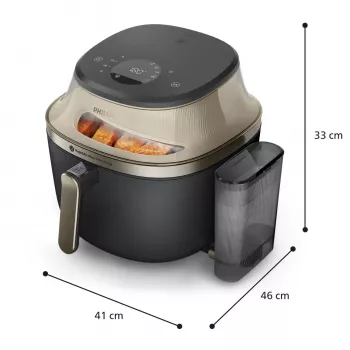 Philips 5000 serijos NA547/07 oro gruzdintuvė 7,2 L 2000 W juoda, auksinė