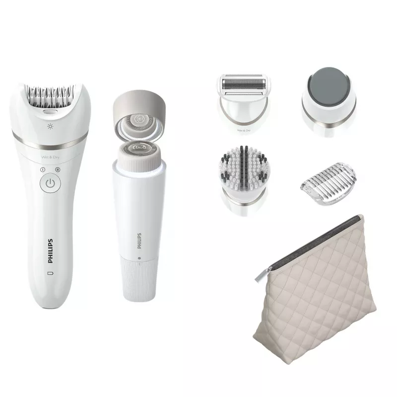 Philips Beauty Set Series 9000 BRE770/92 Viso Kūno 32 Pincetai