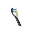Šepetėlių galvutės dantų šepetėliui Philips HX6066/88 Optimal White, 6 vnt., juodos, keičiamos kas 3 mėn.