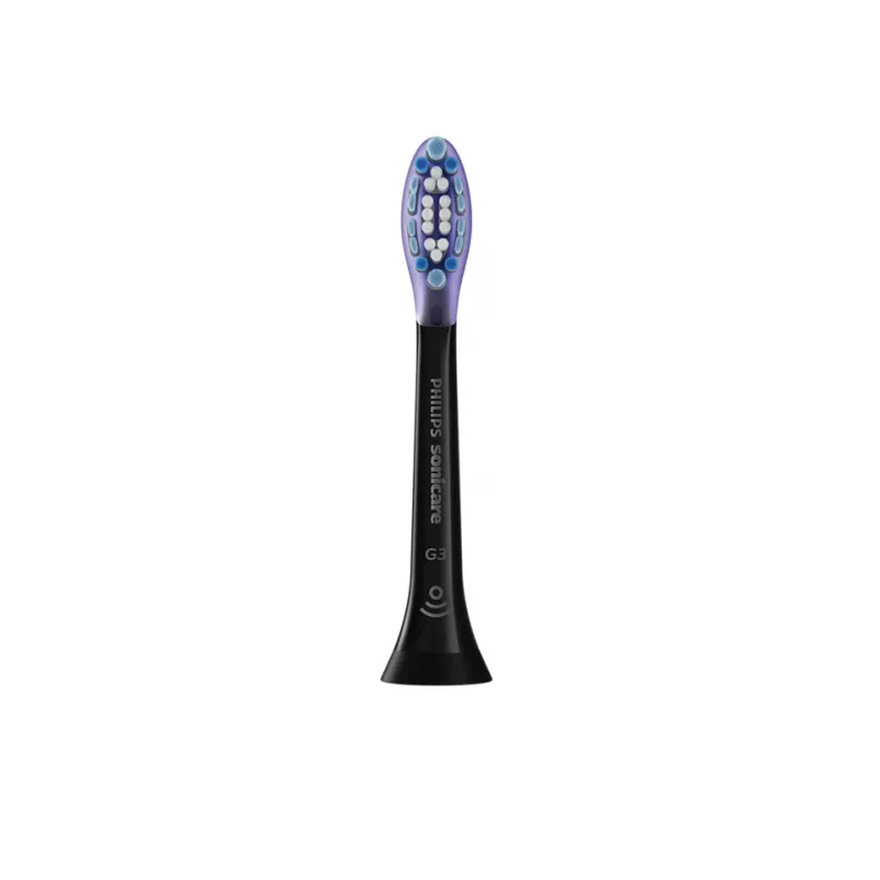 Philips Premium Gum Care HX9055/88 dantų šepetėlio galvutės – 5 vnt. juodos, 3 mėnesių keitimo ciklas