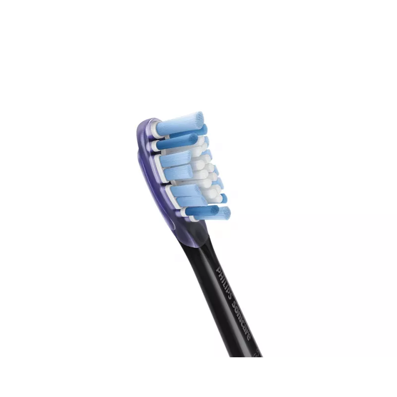 Philips Premium Gum Care HX9055/88 dantų šepetėlio galvutės – 5 vnt. juodos, 3 mėnesių keitimo ciklas