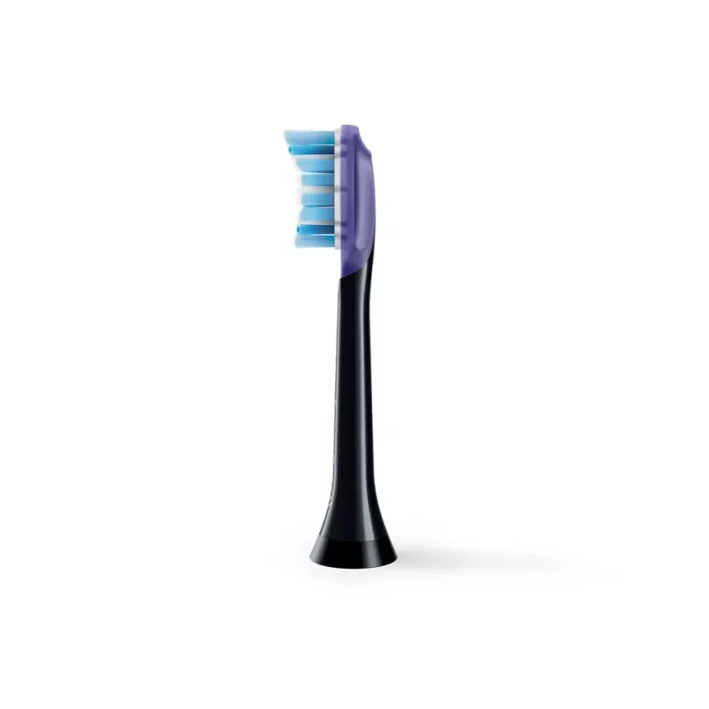 Philips Premium Gum Care HX9055/88 dantų šepetėlio galvutės – 5 vnt. juodos, 3 mėnesių keitimo ciklas
