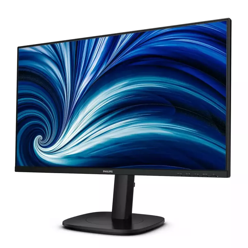 Monitorius Philips 24B2U3601 23.8 colio (60,5 cm) IPS Quad HD 2560x1440, USB 3.2 šakotuvas, USB-C, garsiakalbiai, reguliuojamas aukštis, VESA, juodas