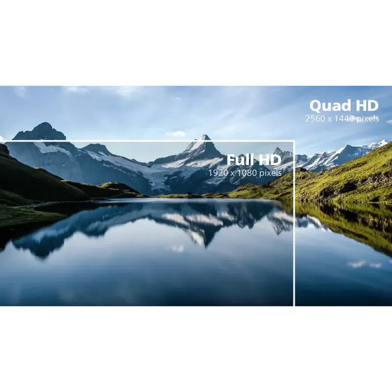 Monitorius Philips 24B2U3601 23.8 colio (60,5 cm) IPS Quad HD 2560x1440, USB 3.2 šakotuvas, USB-C, garsiakalbiai, reguliuojamas aukštis, VESA, juodas