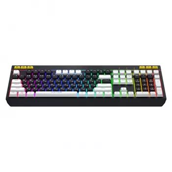 HATOR Icefall klaviatūra žaidimams USB QWERTY JAV anglų juoda RGB LED