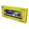 HATOR Icefall klaviatūra žaidimams USB QWERTY JAV anglų juoda RGB LED