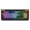 HATOR Icefall klaviatūra žaidimams USB QWERTY anglų JAV juoda RGB LED