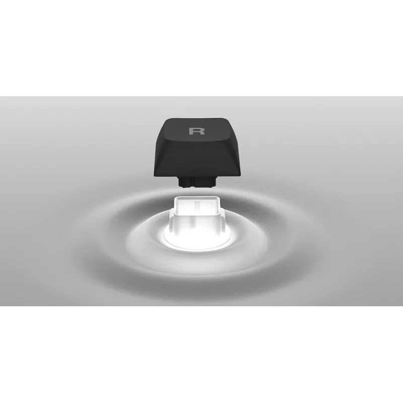 HATOR Icefall klaviatūra žaidimams USB QWERTY anglų JAV juoda RGB LED