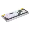 HATOR Icefall klaviatūra membraninė USB QWERTY amerikietiška balta Full-size RGB LED