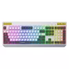 HATOR Icefall klaviatūra membraninė USB QWERTY amerikietiška balta Full-size RGB LED