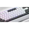 HATOR Icefall klaviatūra membraninė USB QWERTY amerikietiška balta Full-size RGB LED