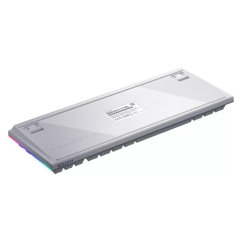 HATOR Gravity X TKL klaviatūra žaidimams USB QWERTY US English balta