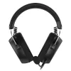 Ausinės HATOR HYPERGANG 3 Hi-Res, laidinės, žaidimų, USB Type-C / USB Type-A, juodos
