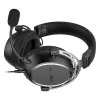 Ausinės HATOR HYPERGANG 3 Hi-Res, laidinės, žaidimų, USB Type-C / USB Type-A, juodos