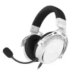 HATOR HYPERGANG 3 Hi-Res ausinės su mikrofonu, laidinės, USB Type-C / USB Type-A, baltos