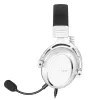 HATOR HYPERGANG 3 Hi-Res ausinės su mikrofonu, laidinės, USB Type-C / USB Type-A, baltos