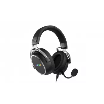 HATOR Hypergang 3 USB ausinės – laidinės ir belaidės, žaidimų, USB Type-C / USB Type-A, Bluetooth, juodos